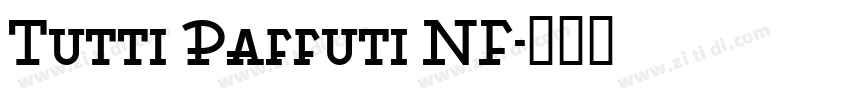 Tutti Paffuti NF字体转换
